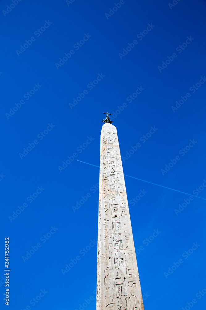Lateran Obelisk is one of the thirteen ancient Roman obelisks and is located in Piazza San Giovanni in Laterano. The highest monolithic obelisk in the world of the Temple of Amon-Ra.
