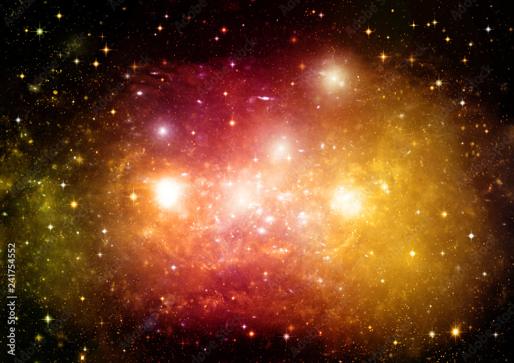 Fototapeta premium galaxy in a free space