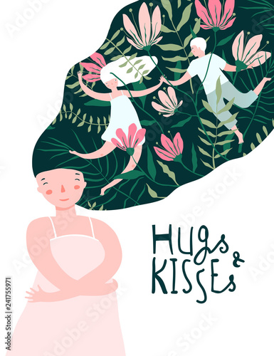 Hugs and Kisses Girl Lover Dream