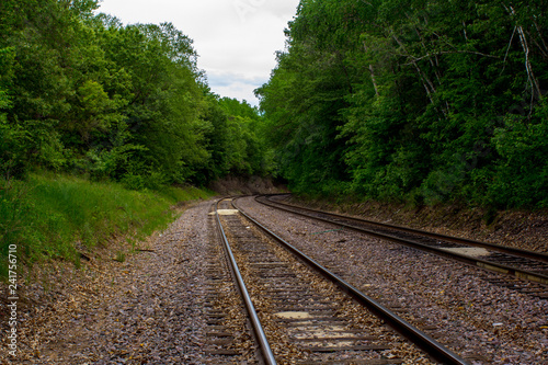 Curving Railroad