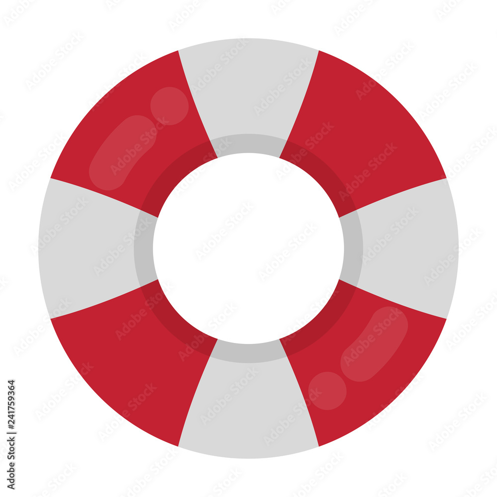 Red and White Ring Float - Red and white inflatable ring float isolated on white background Red and White Ring Float - Red and white inflatable ring float isolated on white background