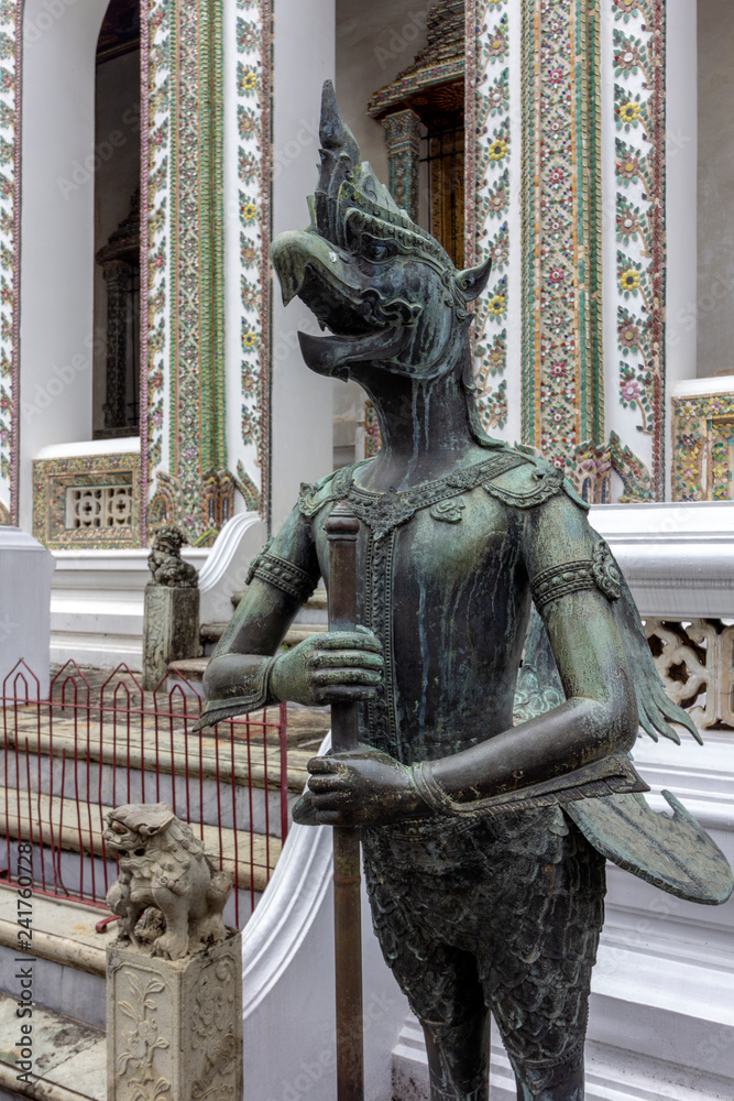 The grand palace, at the heart of Bangkok, its construction began 1782, at the order of King Phutthayotfa Chulalok. Thailand. The grand palace, at the heart of Bangkok, its construction began 1782, at the order of King Phutthayotfa Chulalok. Thailand.