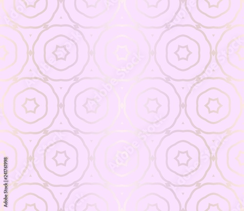 Vector Ornamental Seamless Pattern With Abstract Floral And Leave Style. Paper For Scrapbook. Gradient color