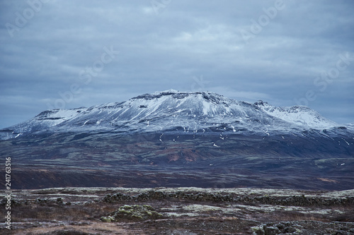 Mountain at Thingvellir NAtional Park Iceland