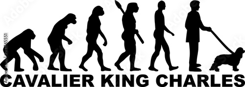 Cavalier King Charles Evolution with name