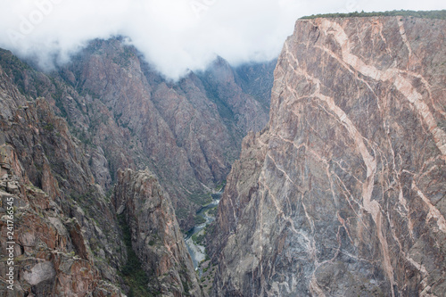 Black Canyon of the Gunnison River National Park in southwestern Colorado. photo