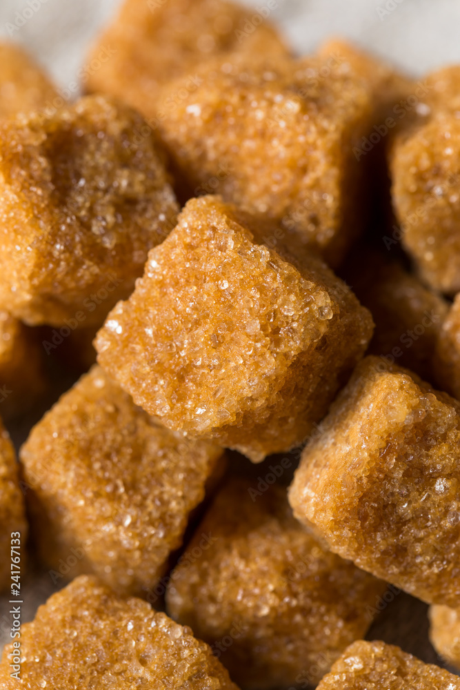 Raw Organic Brown Sugar Cubes