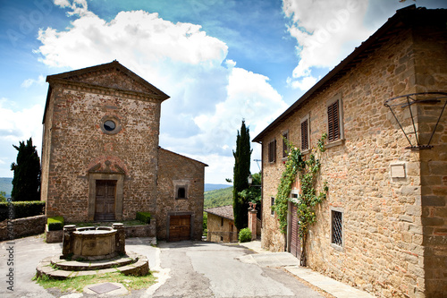 Church at Castello di Volpaia photo
