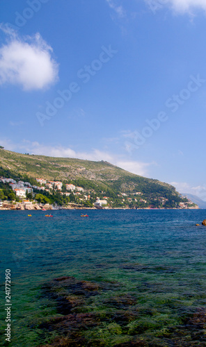 Adraitc sea near Dubrovnik