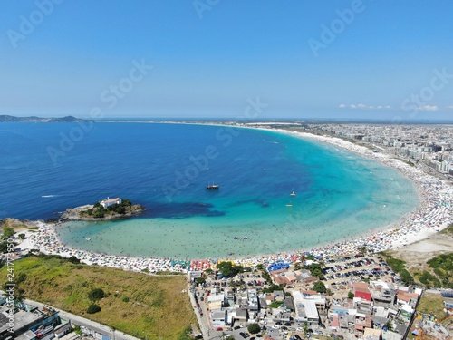 Fototapeta Naklejka Na Ścianę i Meble -  view of the beach Cabo Frio