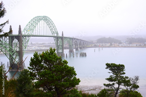 Yaquina Bay Bridge - Central Oregon Coast - Newport, Oregon  © Bandie