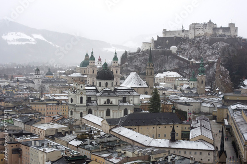 Winter landscape from Salzburg