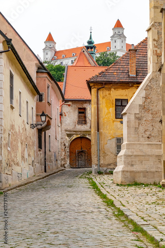 Canvas Print Altstadtgasse Bratislava