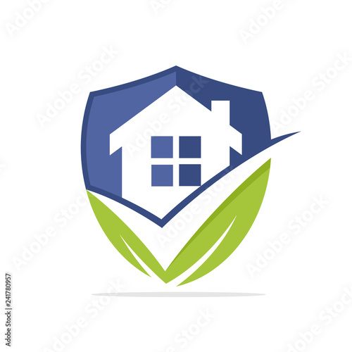 Vector illustration icon with a good solution concept of protection and management of environmentally friendly home