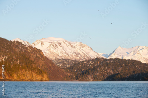 Beautiful Mountains in Homer Alaska, USA