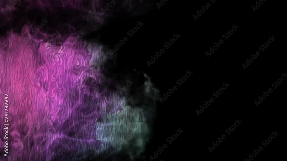 Smoke explosion with colorful background 3d render animation Smoke explosion with colorful background 3d render animation