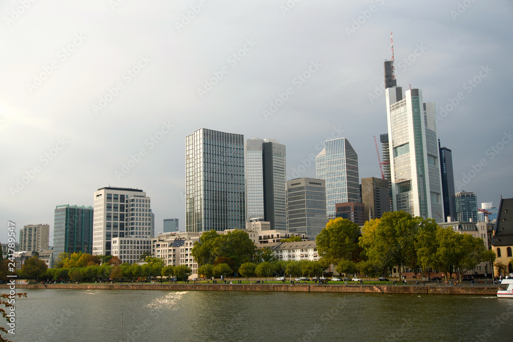 Fototapeta premium Skyline Frankfurt
