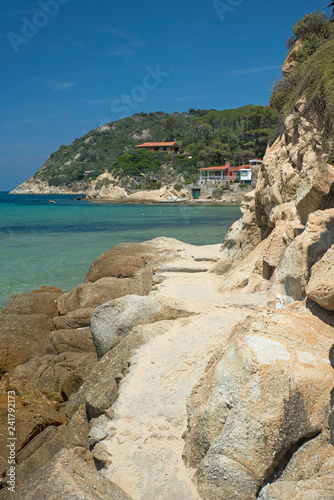 Scaglieri Beach on Elba Island photo