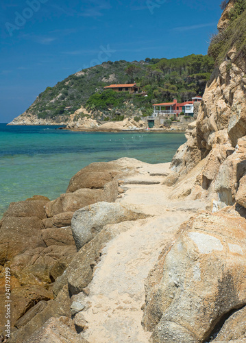 Scaglieri Beach on Elba Island photo