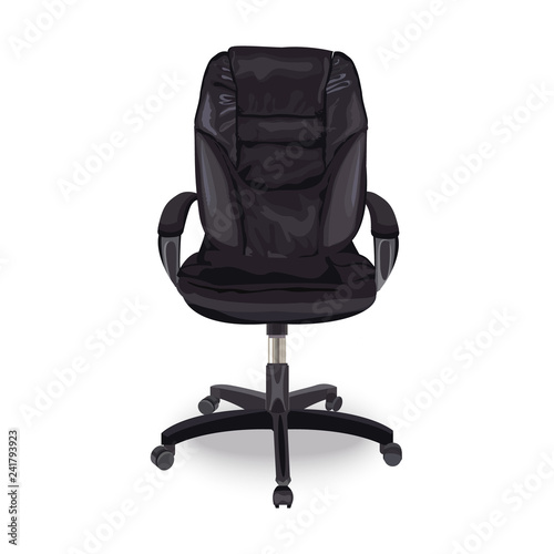 chair for office. leather armchair. Hiring an employee. Vacant place