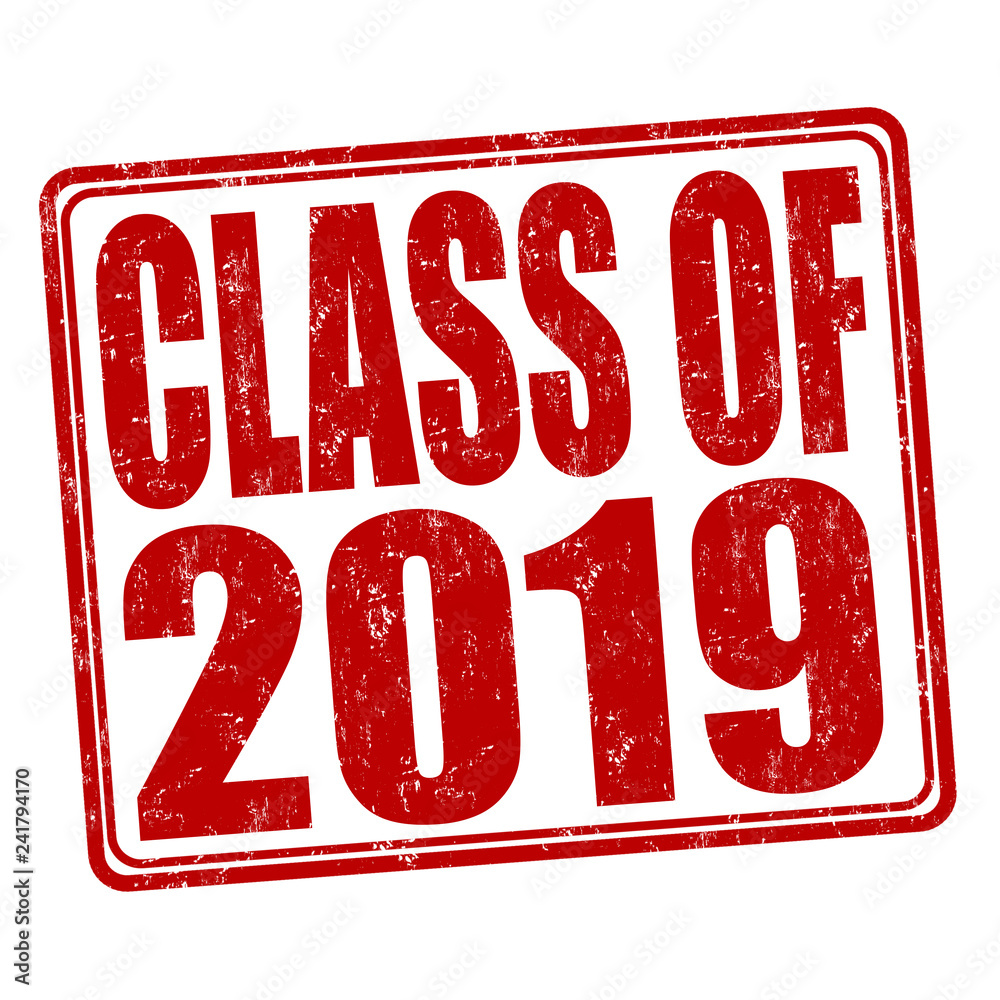 Class of 2019 stamp Class of 2019 stamp