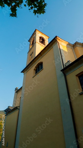 Katholische Kirche Santo Stefano, in Dongo, Gemeinde Gravedona am Comer See in Italien