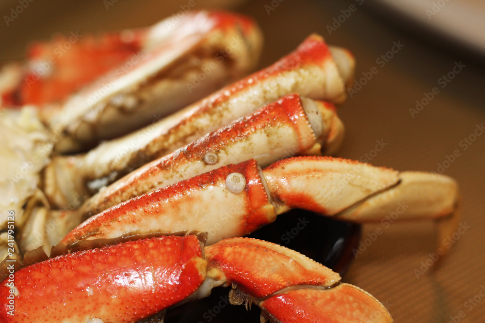 Dungeness Crab Legs from the Pacific Ocean Dungeness Crab Legs from the Pacific Ocean