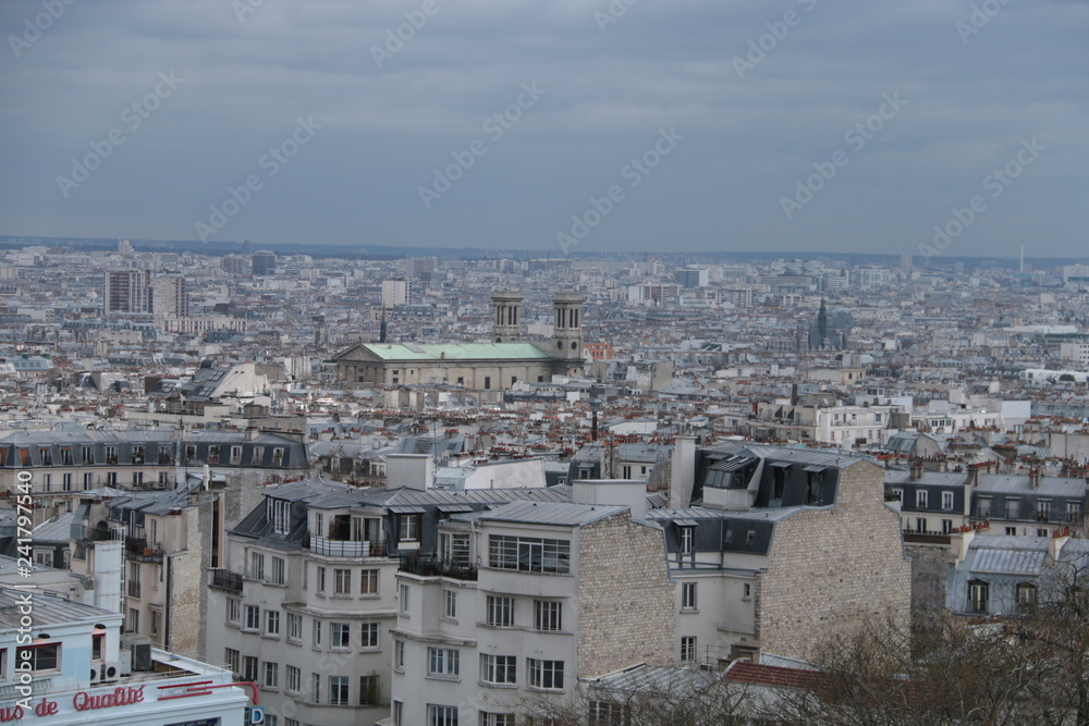 Over the roofs of Paris