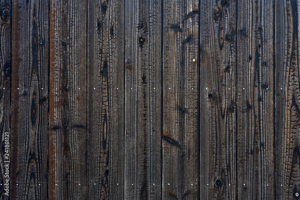 焼杉板 Stock Photo Adobe Stock