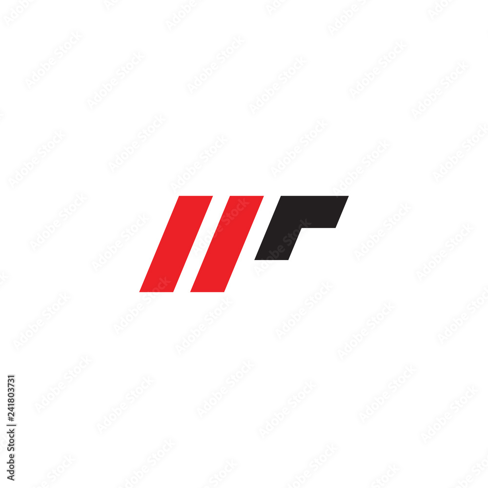 Fototapeta premium mr logo letter design