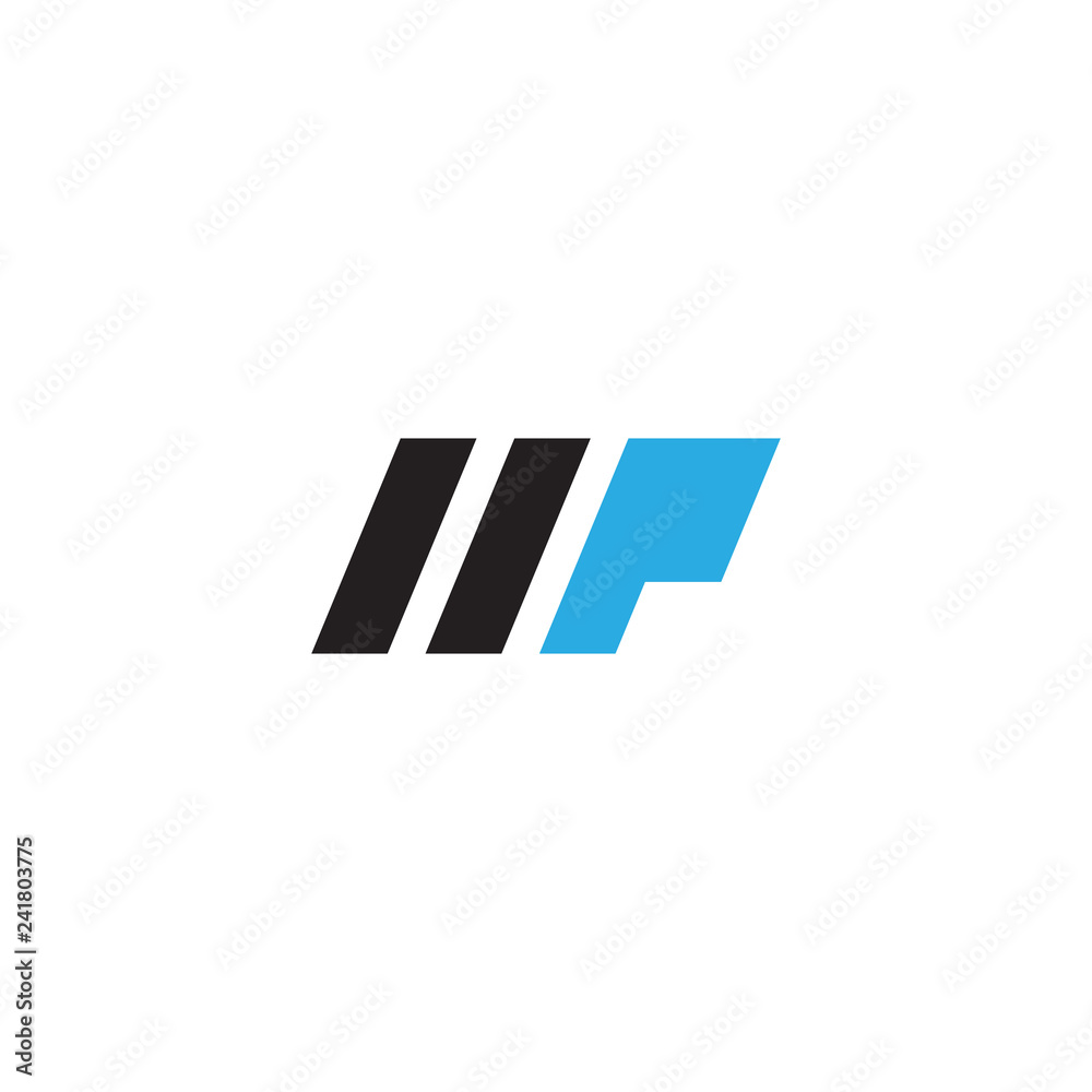 MP logo letter design 