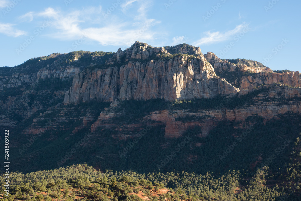 White Cliffs Above Schnebly Hill Road in Sedona Arizona