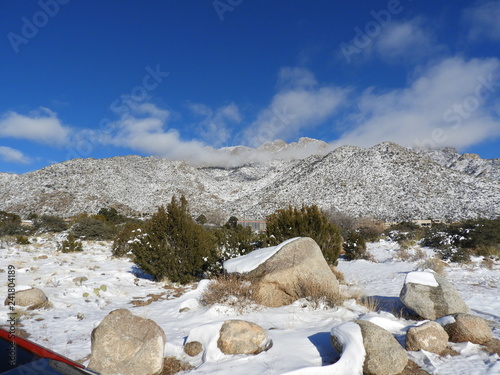 Snowy mountain magesty