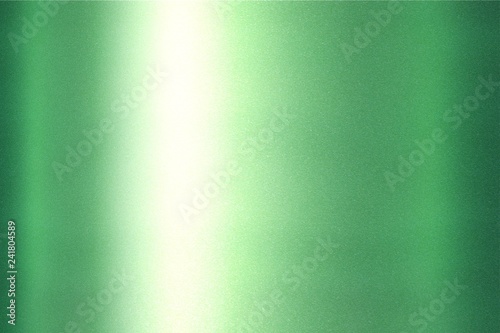Texture of refraction on green metallic, abstract pattern background