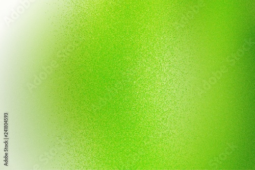 Texture of reflection on old green metallic wall, abstract background