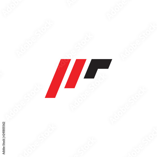 mr logo letter design