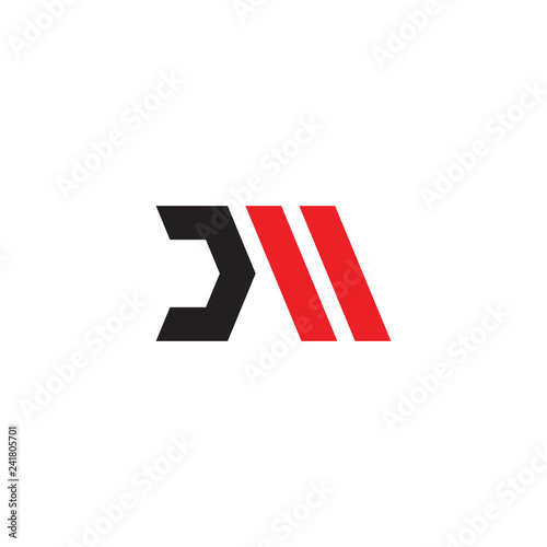 Free Download DM logo letter design - GFXLoad