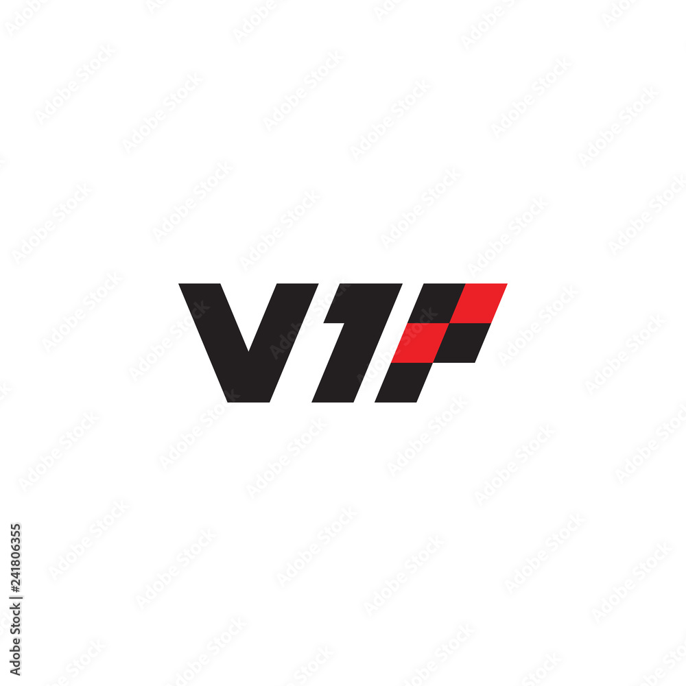 V1P logo letter design