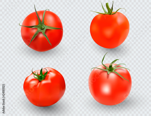 Canvas Print Tomato set