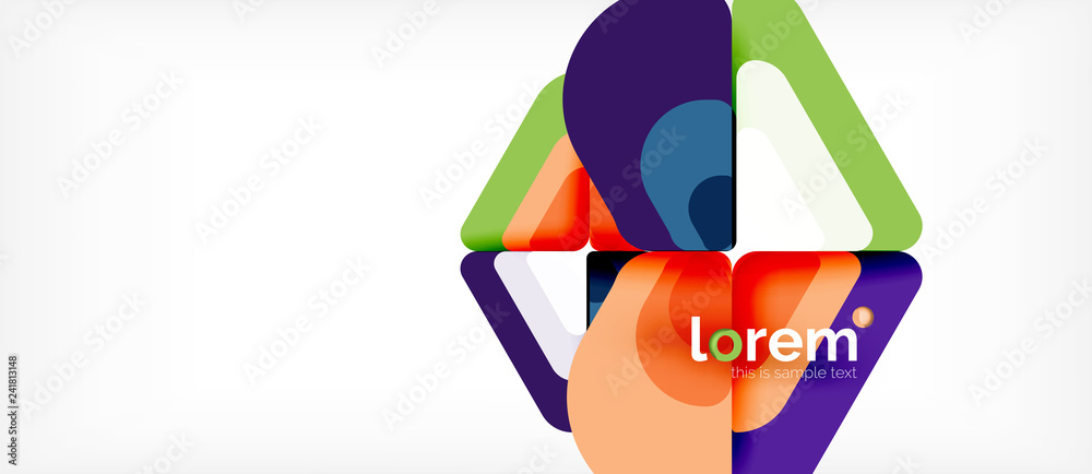 Abstract background multicolored geometric shapes modern design Abstract background multicolored geometric shapes modern design