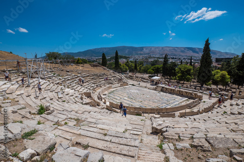 Theatre of Dionysus, Acropolis, Athens, Greece photo