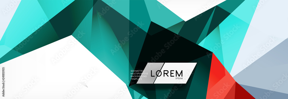 Mosaic triangular low poly style abstract geometric background. Polygonal vector. Abstract white bright technology design. Mosaic triangular low poly style abstract geometric background. Polygonal vector. Abstract white bright technology design.