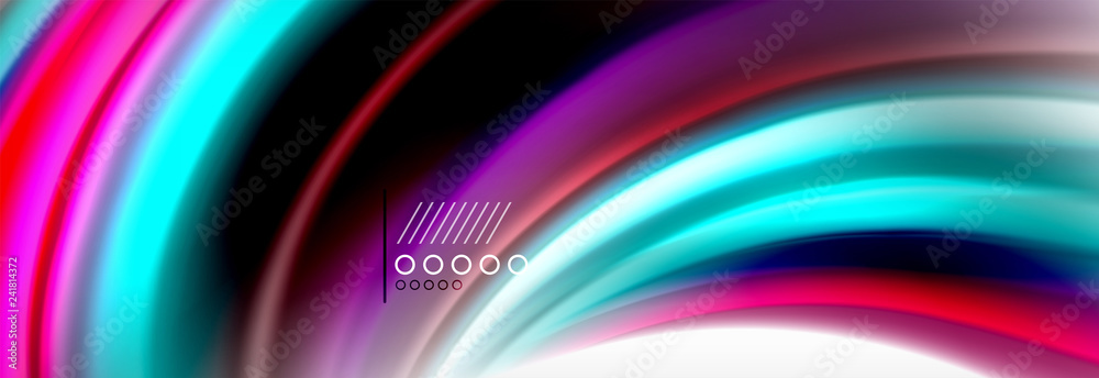 Smooth liquid blur wave background, color flow concept, illustration Smooth liquid blur wave background, color flow concept, illustration