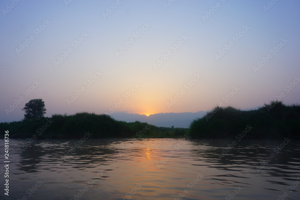 夕日 夕日
