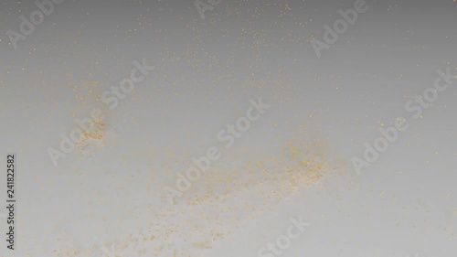 Change from year 2019 to new year 2020 made with little gold particles