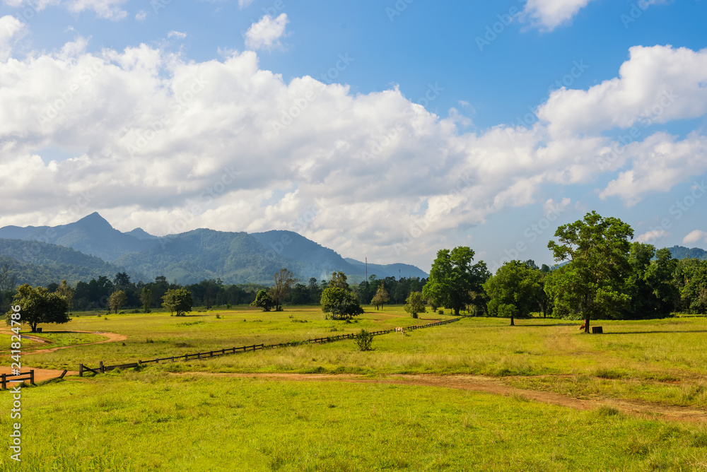 Green grass mountain or Phu Khao Ya unseen of ranong province southern thailand
