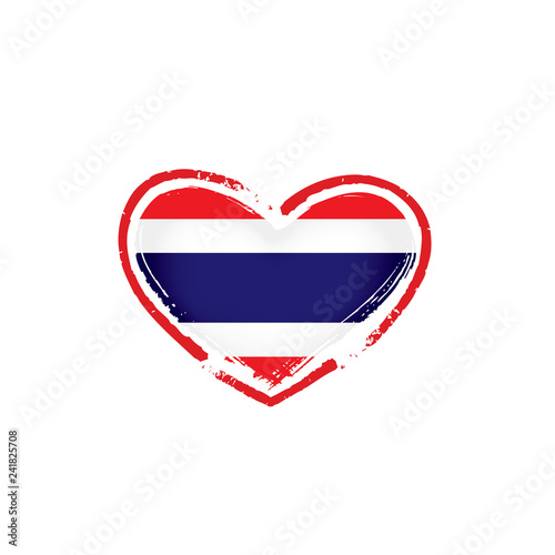 Free Download Thailand flag, vector illustration on a white background - GFXLoad