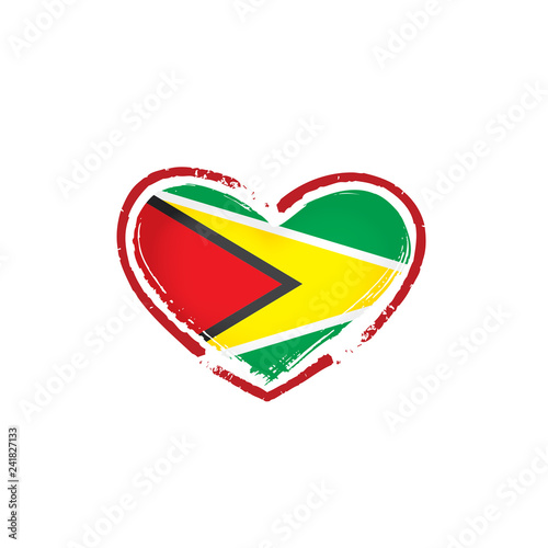 Free Download Guyana flag, vector illustration on a white background - GFXLoad