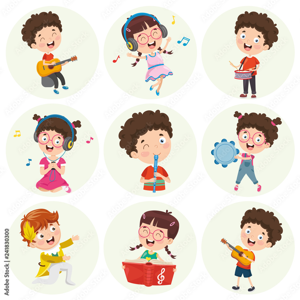 Vector Illustration Of Cartoon Character Vector Illustration Of Cartoon Character