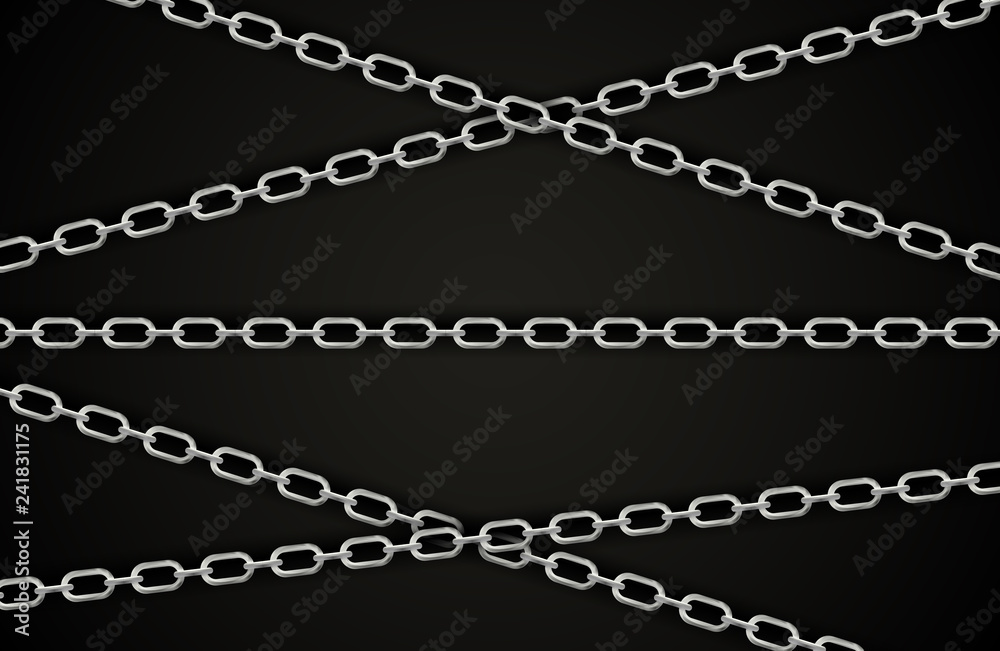 Abstract Silver Chain Background Vector Illustration Abstract Silver Chain Background Vector Illustration
